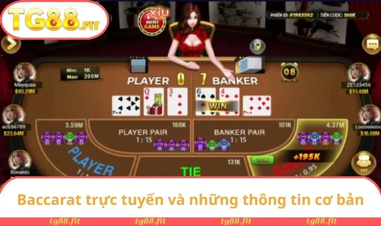Baccarat trực tuyến và những thông tin cơ bản