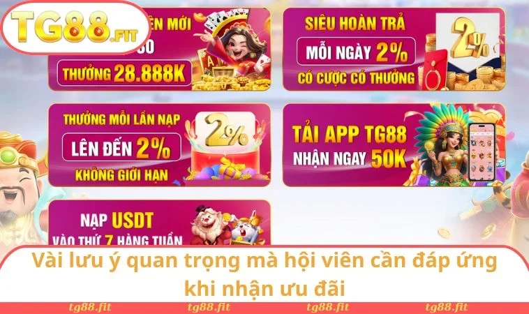 Vài lưu ý quan trọng mà hội viên cần đáp ứng khi nhận ưu đãi